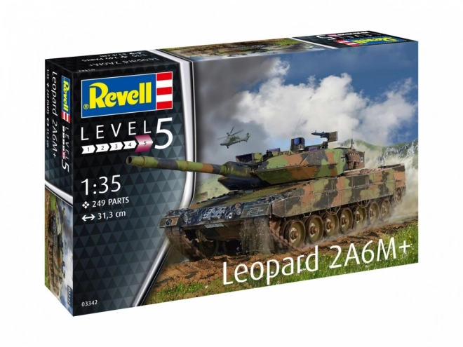 Leopard 2 A6M+ German Main Battle Tank Model Kit