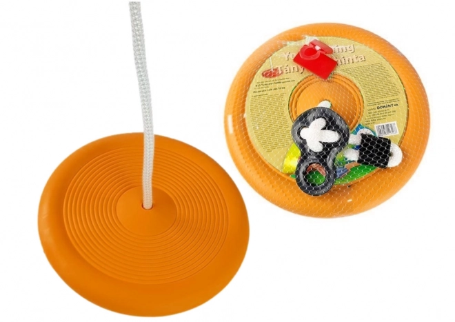 Children's Garden Swing with Round Seat 423 Orange
