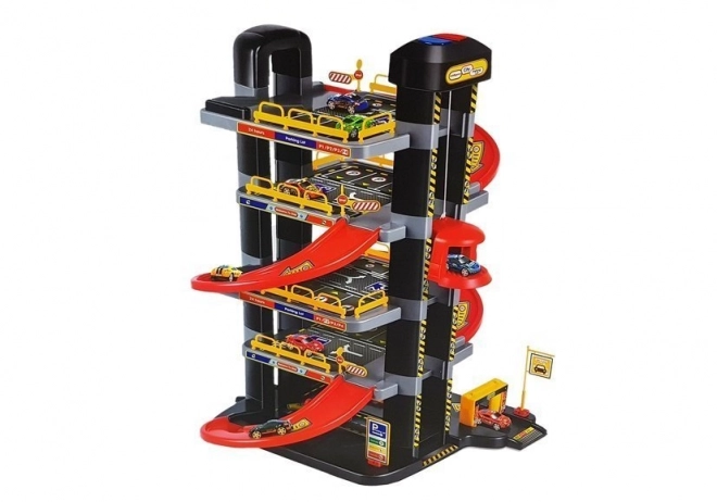 5-Level Battery-Operated Toy Parking Garage with Lights and Elevator