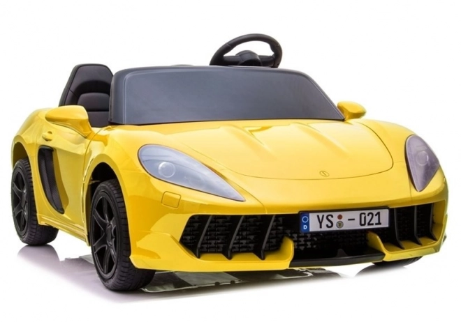 Yellow Battery Powered Ride-On Car