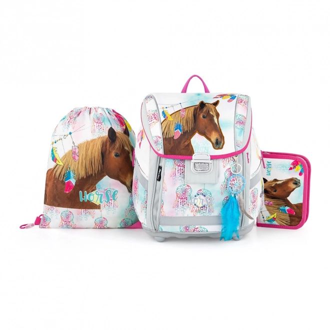 School Set 3 Pieces Premium Light Horse Romantic