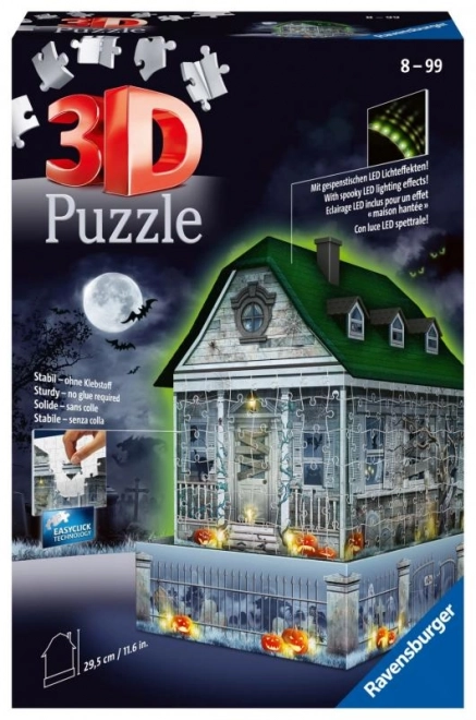 Ravensburger 3D Haunted House Puzzle Glows in the Dark