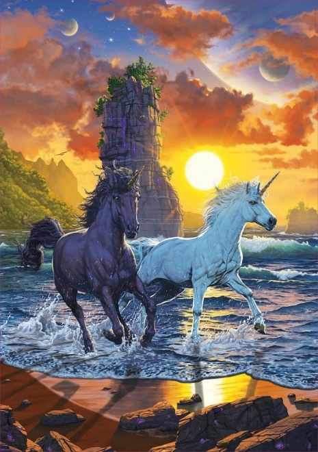 Unicorns on the Beach Puzzle 1000 Pieces