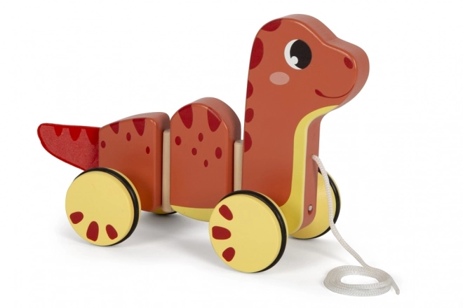 Wooden Pull Toy Dinosaur