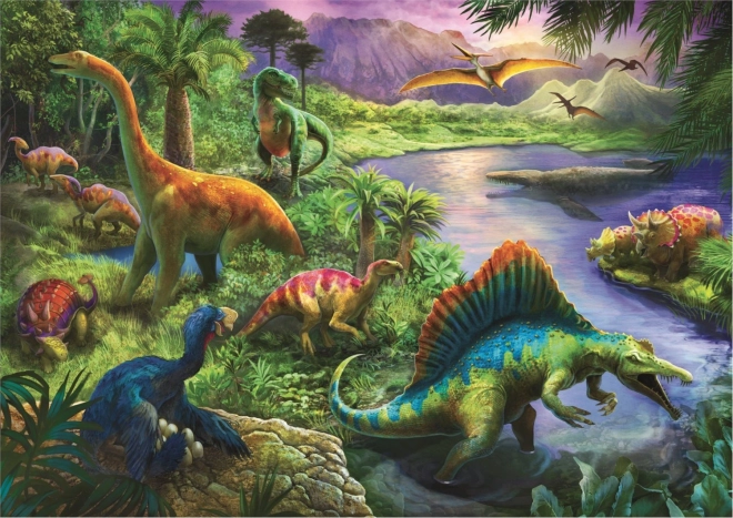 Predatory Dinosaurs Puzzle 200 Pieces