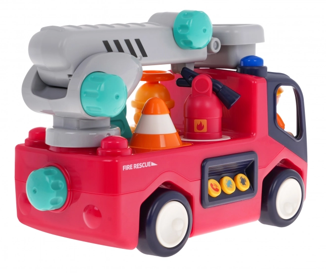 Interactive Fire Truck with Lights and Sounds for Kids