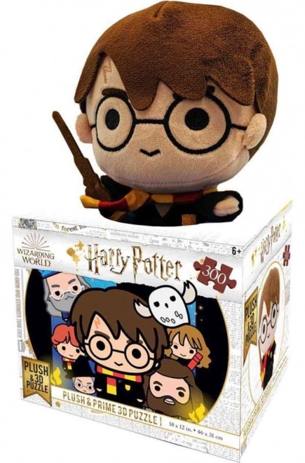 3D Puzzle with Harry Potter Theme and Plush Toy