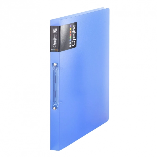 Opaline Blue Polypropylene Ring Binder A4