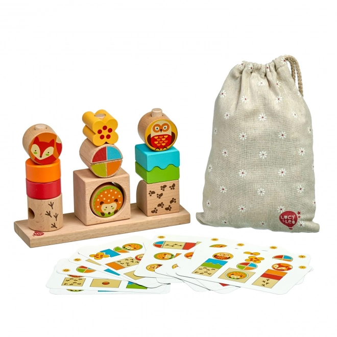 Lucy & Leo Wooden Day and Night Puzzle