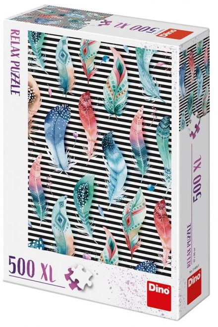 Dino Relax Puzzle Feathers XL 500 Pieces