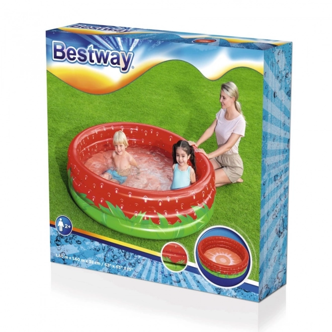 Inflatable Strawberry Pool for Kids