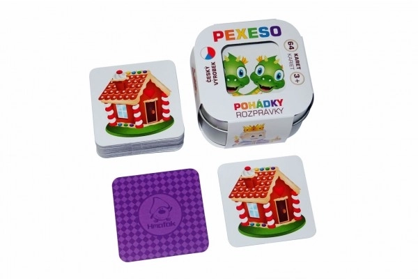 Pexeso Fairy Tale Matching Game in a Tin Box