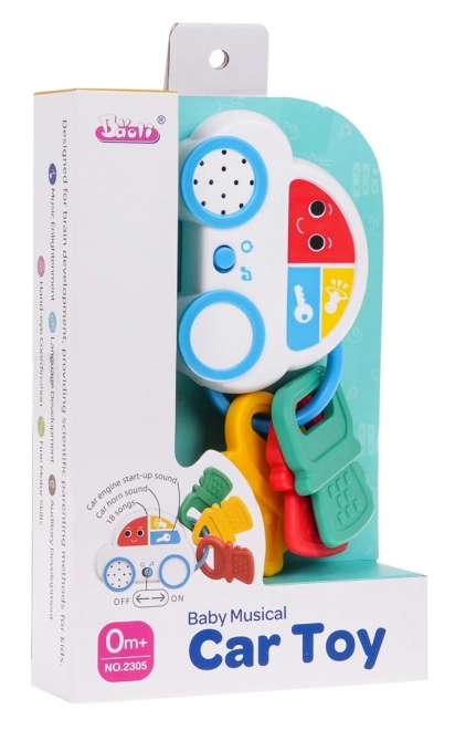 Interactive Car Keys for Toddlers