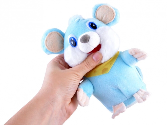 Interactive Repeating Talking Mouse Toy – blue