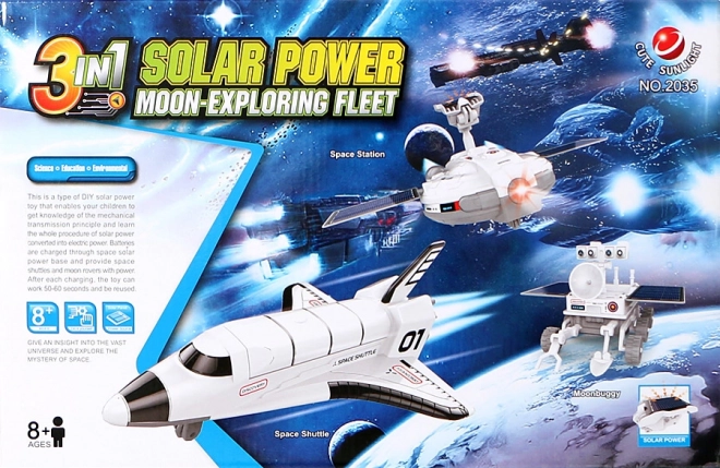 3-in-1 Solar Space Exploration Fleet