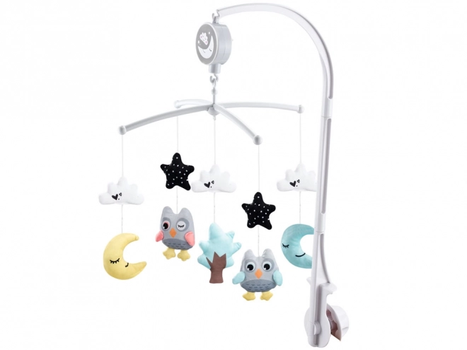 Wind-Up Baby Mobile with Plush Owls