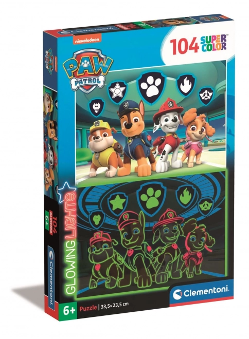 Glowing Puzzle PAW Patrol 104 Pieces