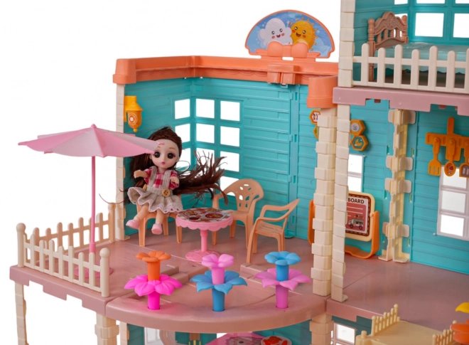 Interactive Dollhouse with Light and Water Effects