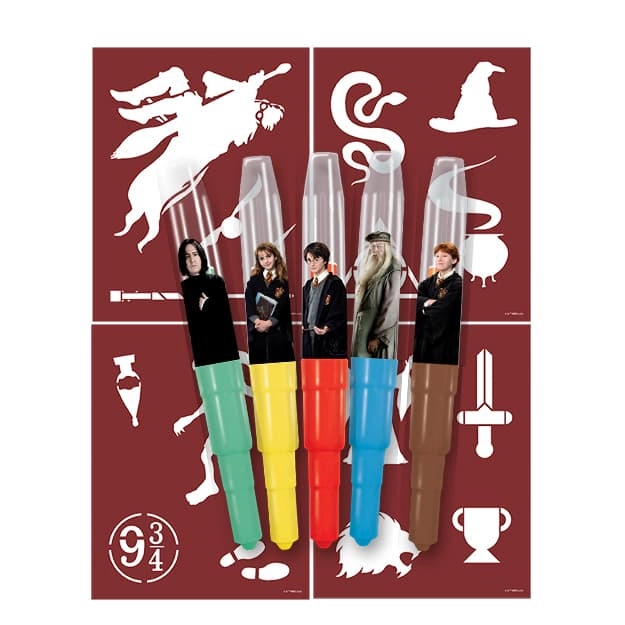 Magic Coloring Stencil Set Harry Potter