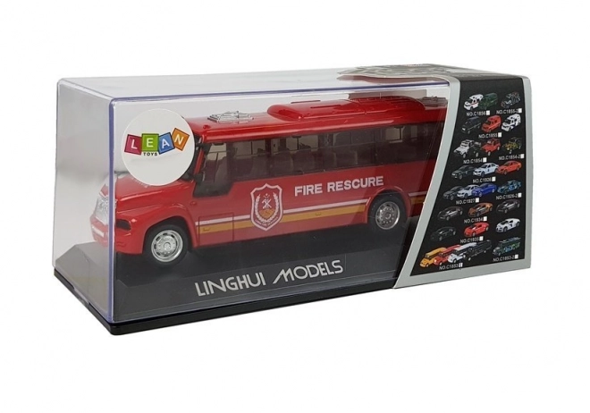 Fire Engine Bus with Lights and Sounds