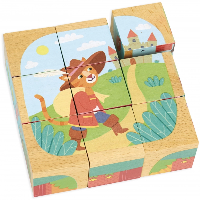 Vilac Wooden Block Stories Set