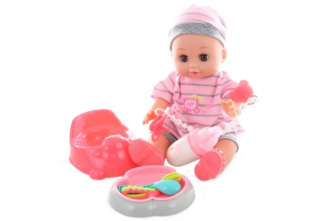 Crying Baby Doll with Sounds and Accessories