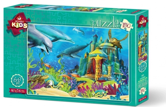 Art puzzle underwater castle - 150 pieces