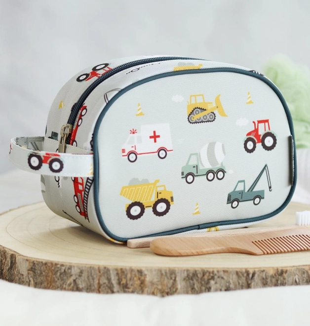 Vehicle Theme Toiletry Bag by A Little Lovely Company