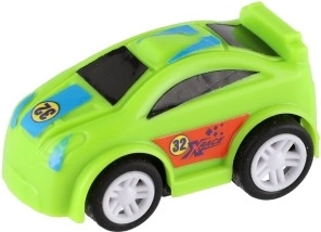 Surprise Ball with Plastic Car 5 cm with Pull-Back