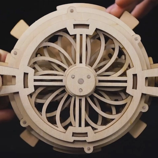 Wooden 3D Mechanical Calendar Puzzle