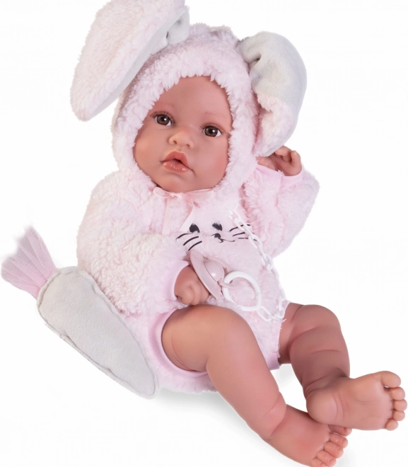 Poupée réaliste bébé Erika en vinyle doux 42 cm