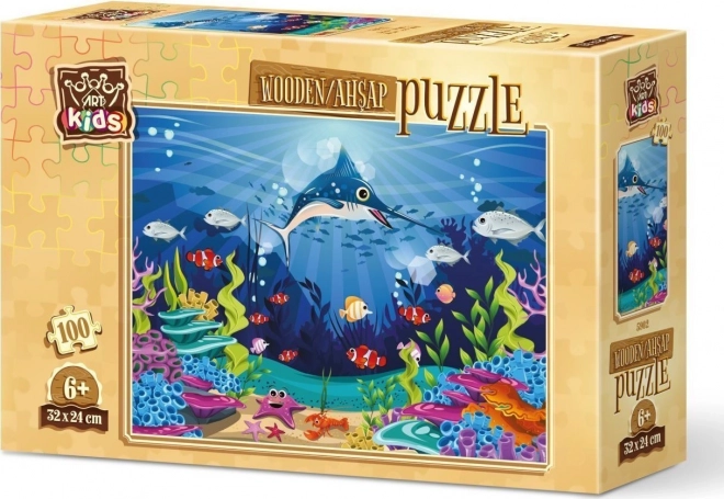 Art Puzzle Wooden Sea Adventure Puzzle 100 Pieces