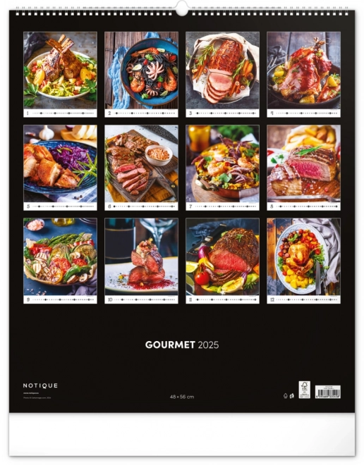 Wall Calendar Gourmet 2025