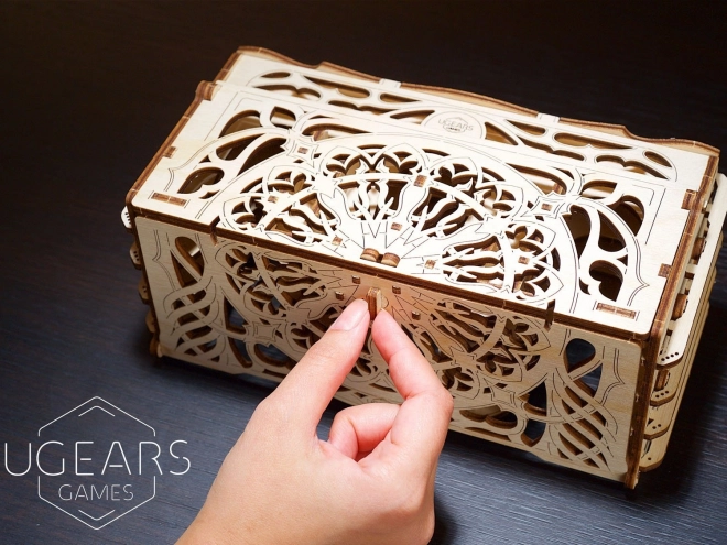 Ugears 3D Wooden Card Stand Puzzle