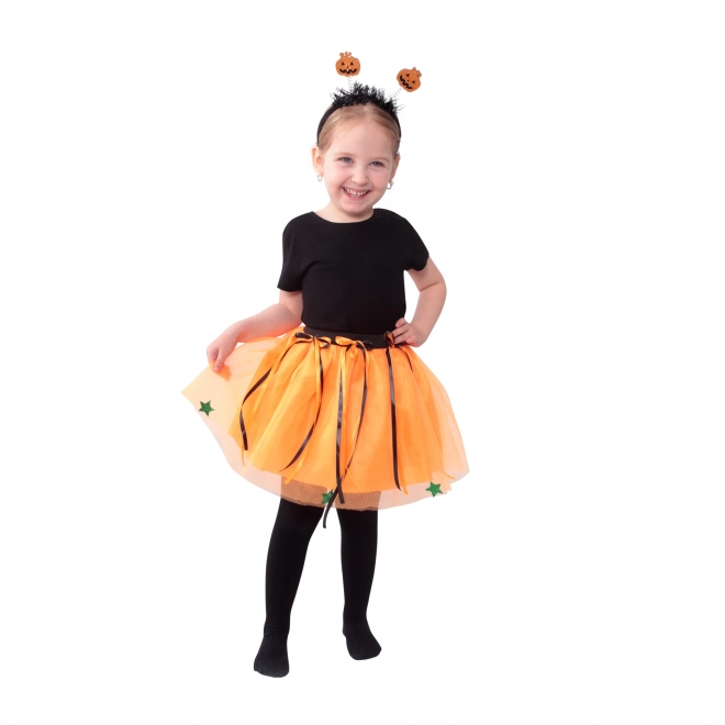 Halloween Tutu Skirt with Headband for Girls