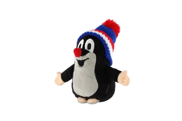 Mole Plush Toy with Winter Cap 15cm