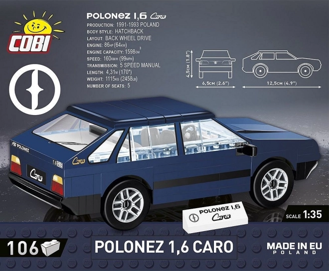 COBI Polonez Caro Building Blocks Set