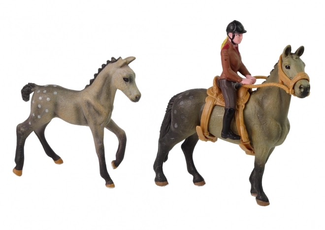 Horse and Rider Farm Playset