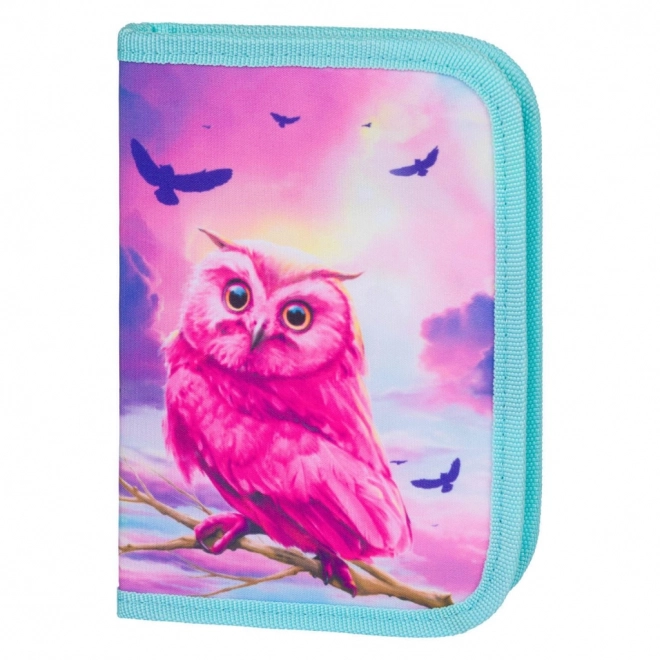 Baagl school pencil case one layer owl