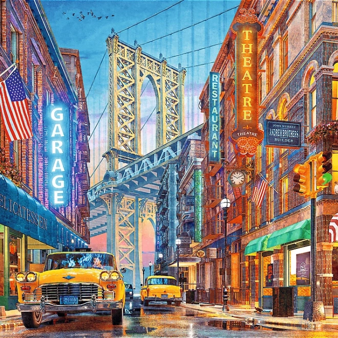TREFL Puzzle Premium Plus: View of the Bridge in Manhattan 500 pieces