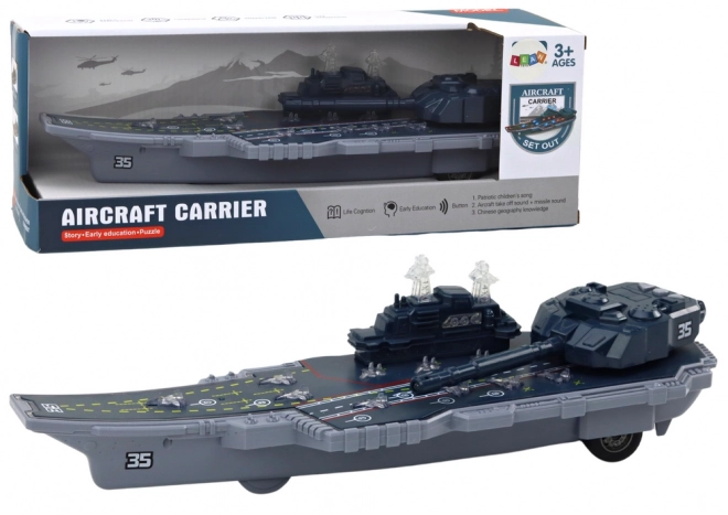 Aircraft Carrier Military Ship Toy with Aircrafts