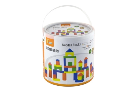 Wooden Building Blocks Set