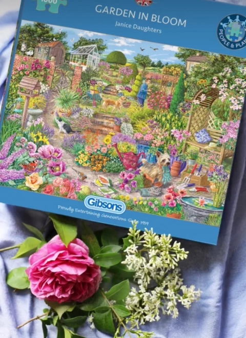 Gibsons Blooming Garden Puzzle