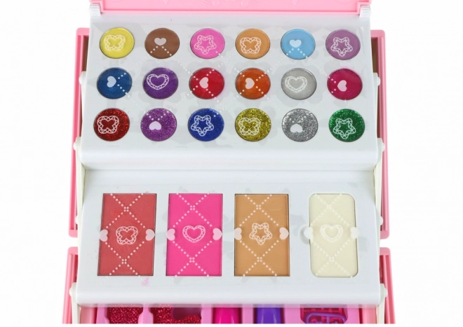 Beauty Set Makeup Cosmetics in Pink Case