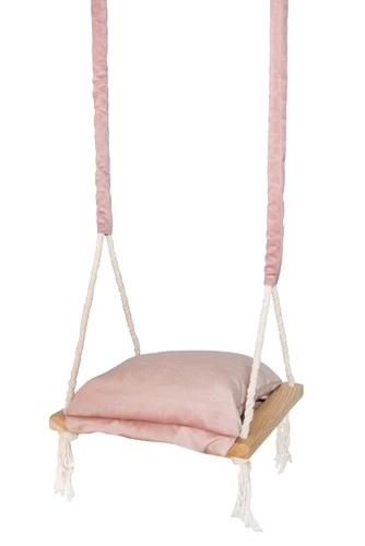 Gray Baby Swing – Pink