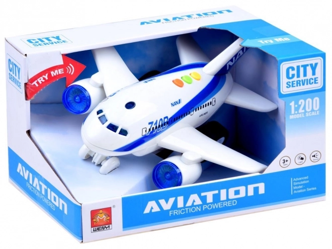 Interactive Airplane Toy with Sound and Light