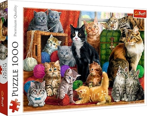 Meeting Cats Puzzle 1000 Pieces