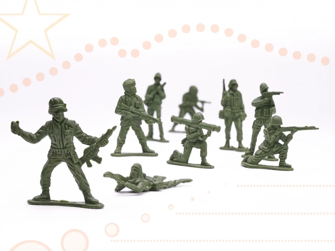 Military Base Toy Set with 114 Figures