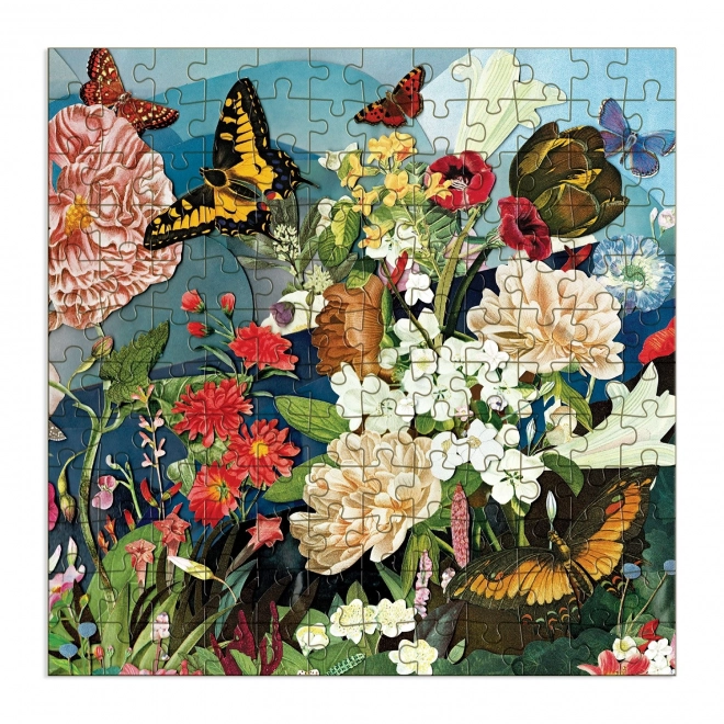 Galison Wooden Garden Butterfly Puzzle