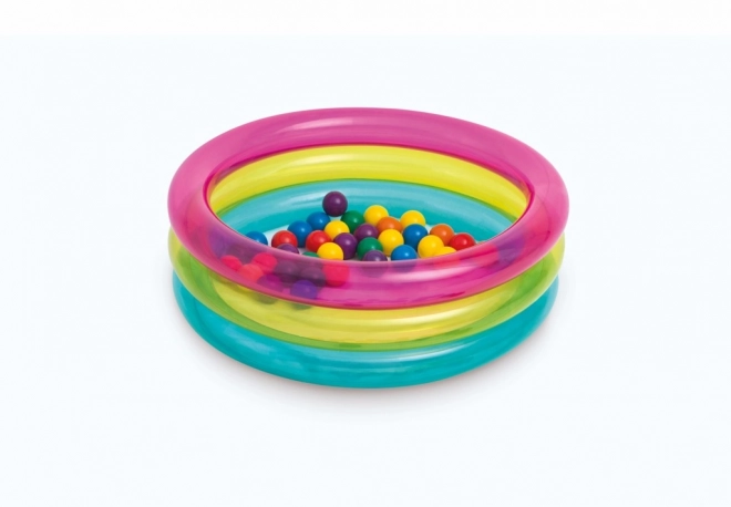 Inflatable Children's Pool 3 Chambers 86x25cm